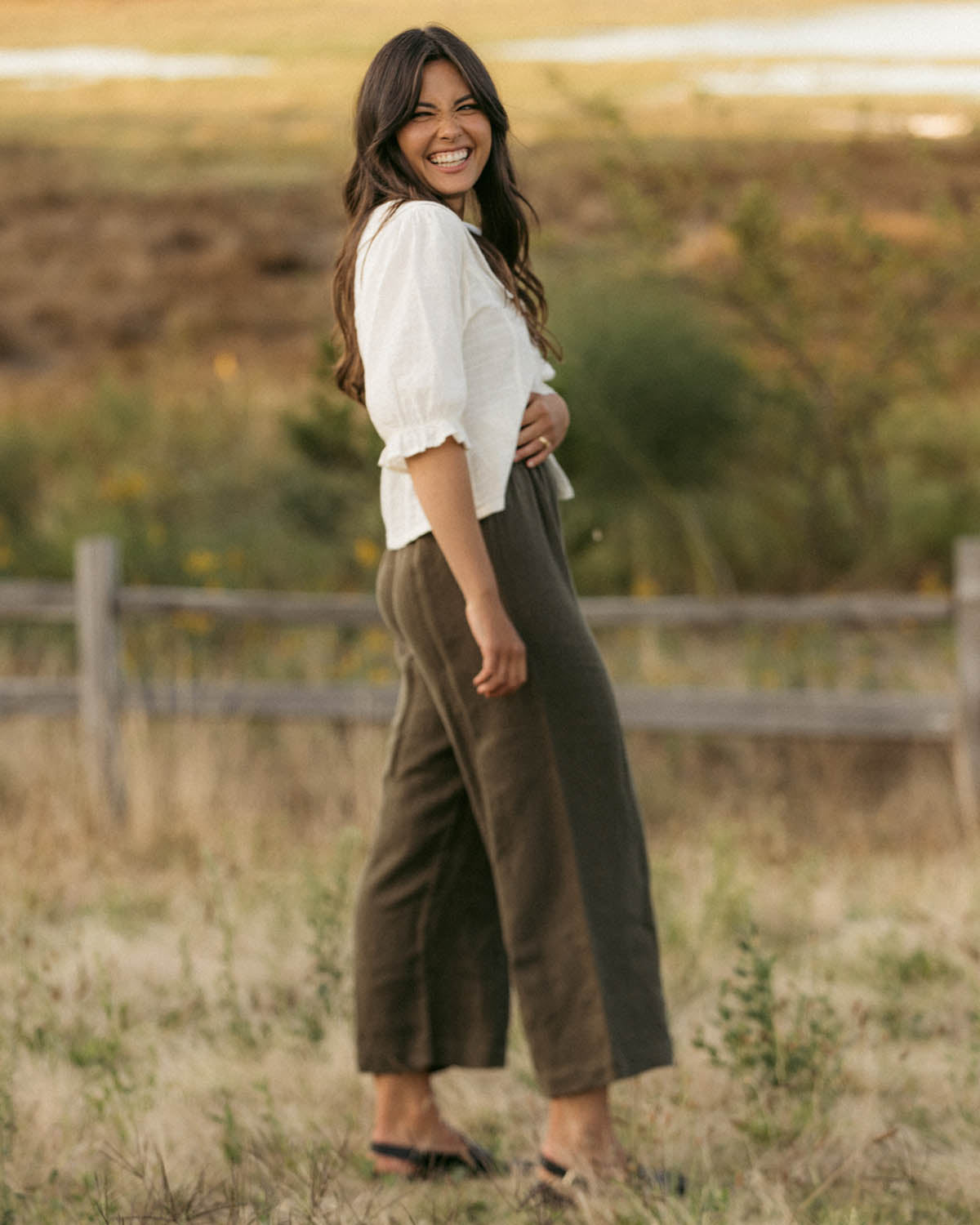 Aura Pants | Olive