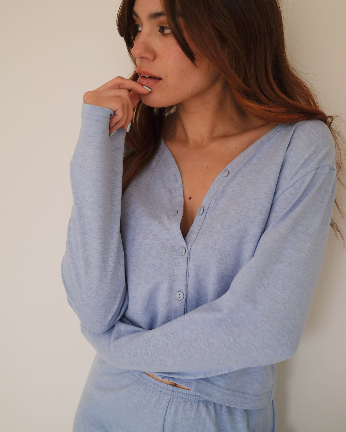 Casita Cardigan | Powder Blue