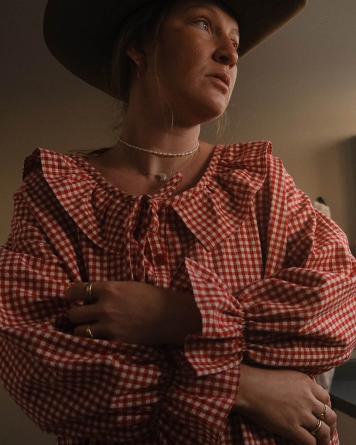 Étoile Nightgown | Red Gingham