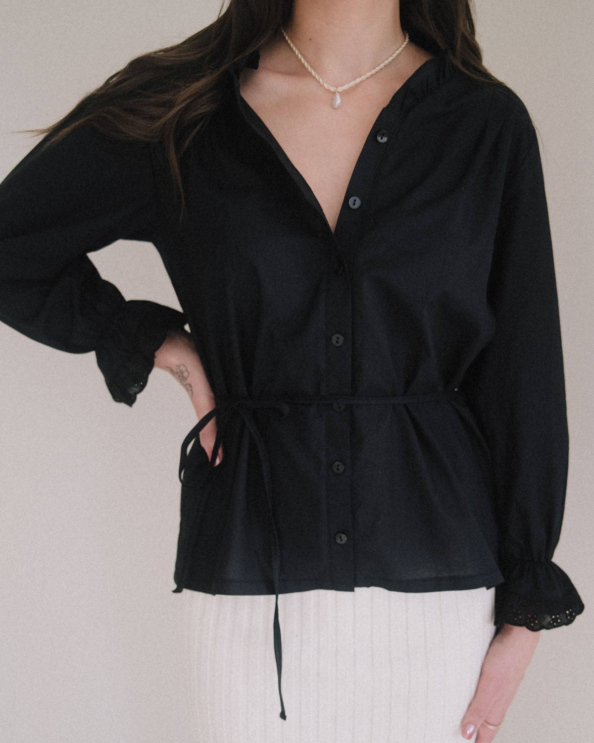 Le Chemisier Blouse | Black