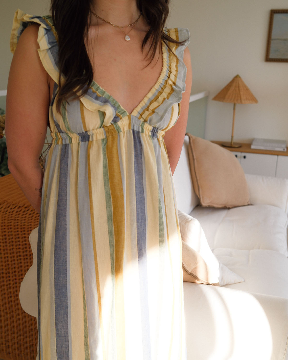 Milos Dress | Striped