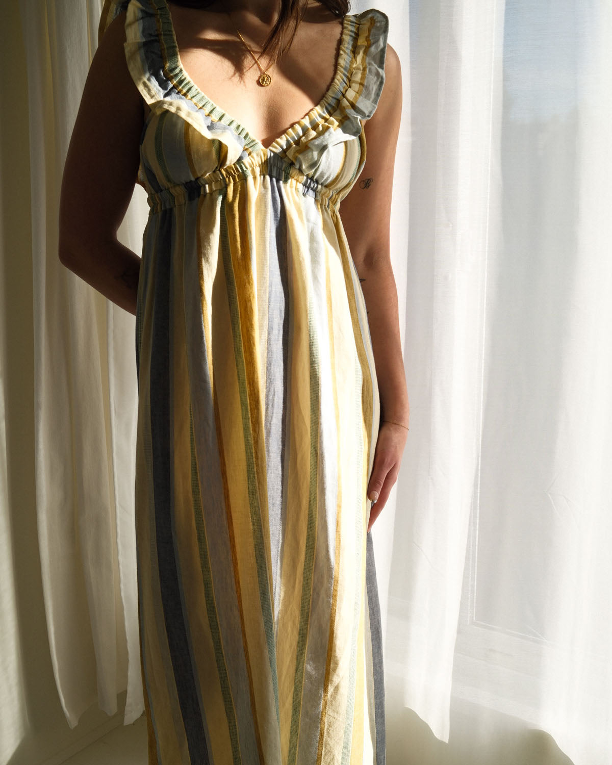 Milos Dress | Striped