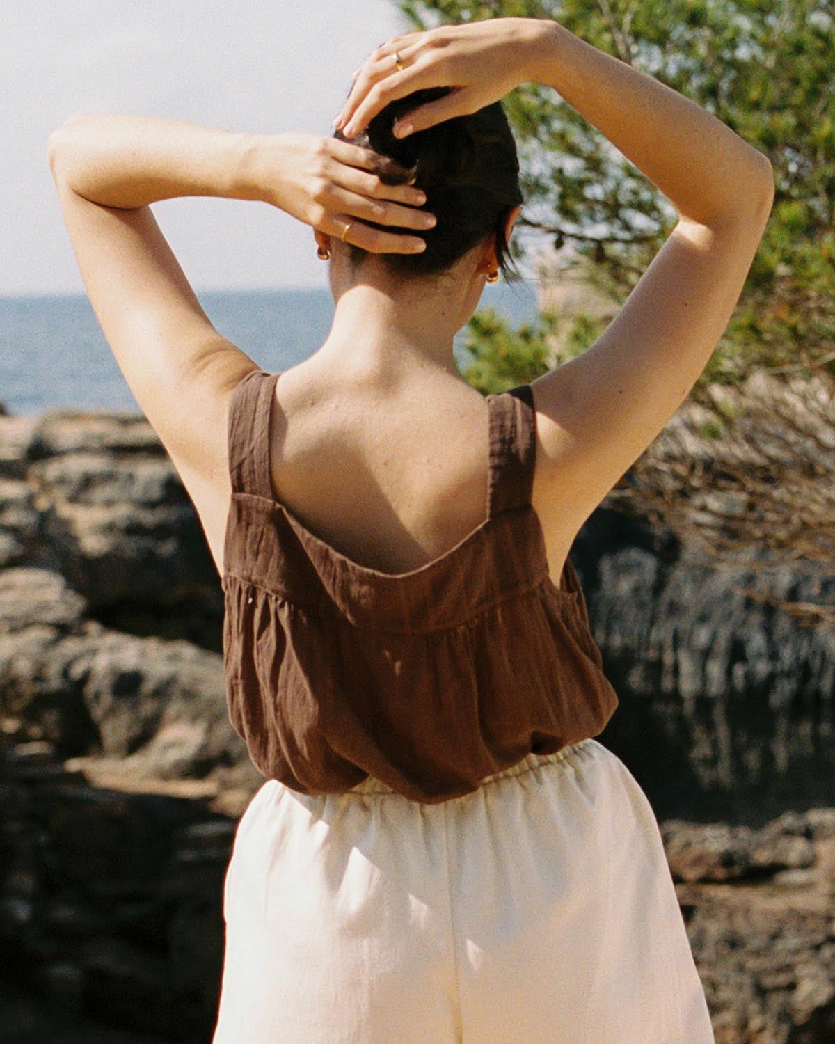 Last Chance | Nightie Tank | Earth Embroidery | 2X/3X