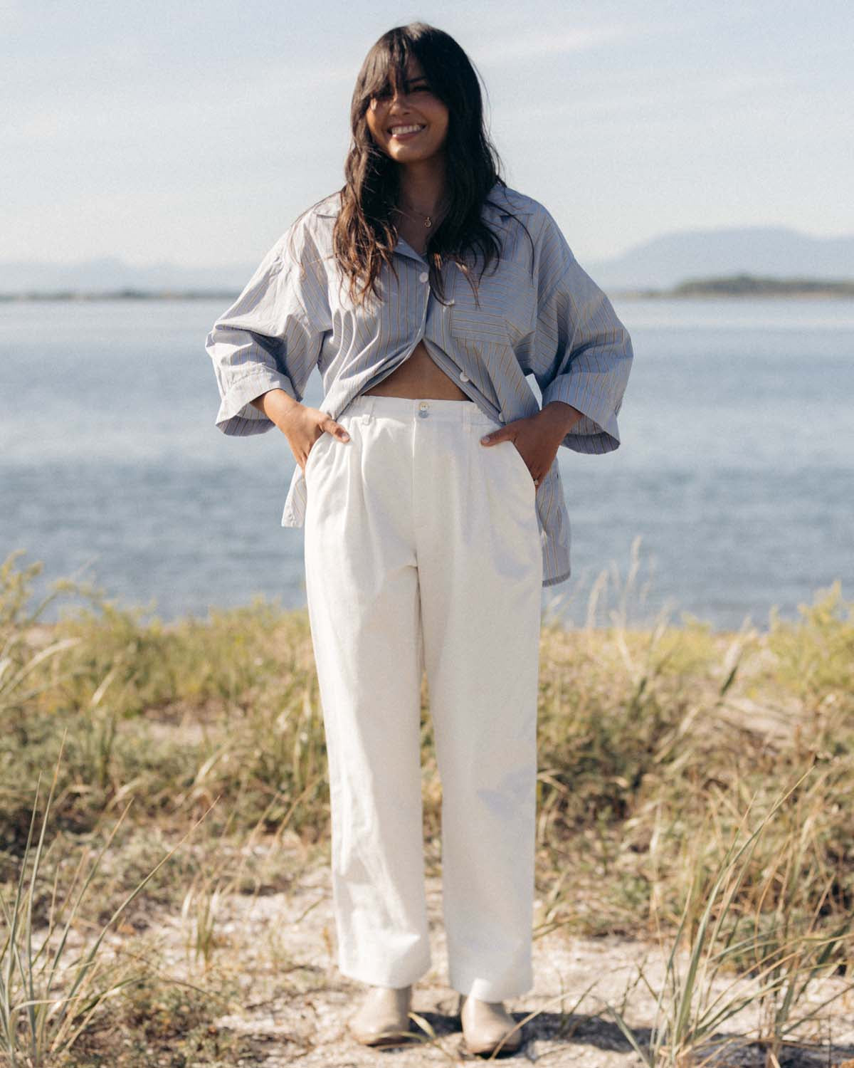 Thorne Trousers | White