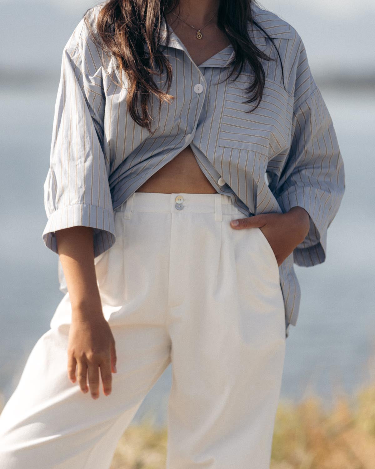 Thorne Trousers | White