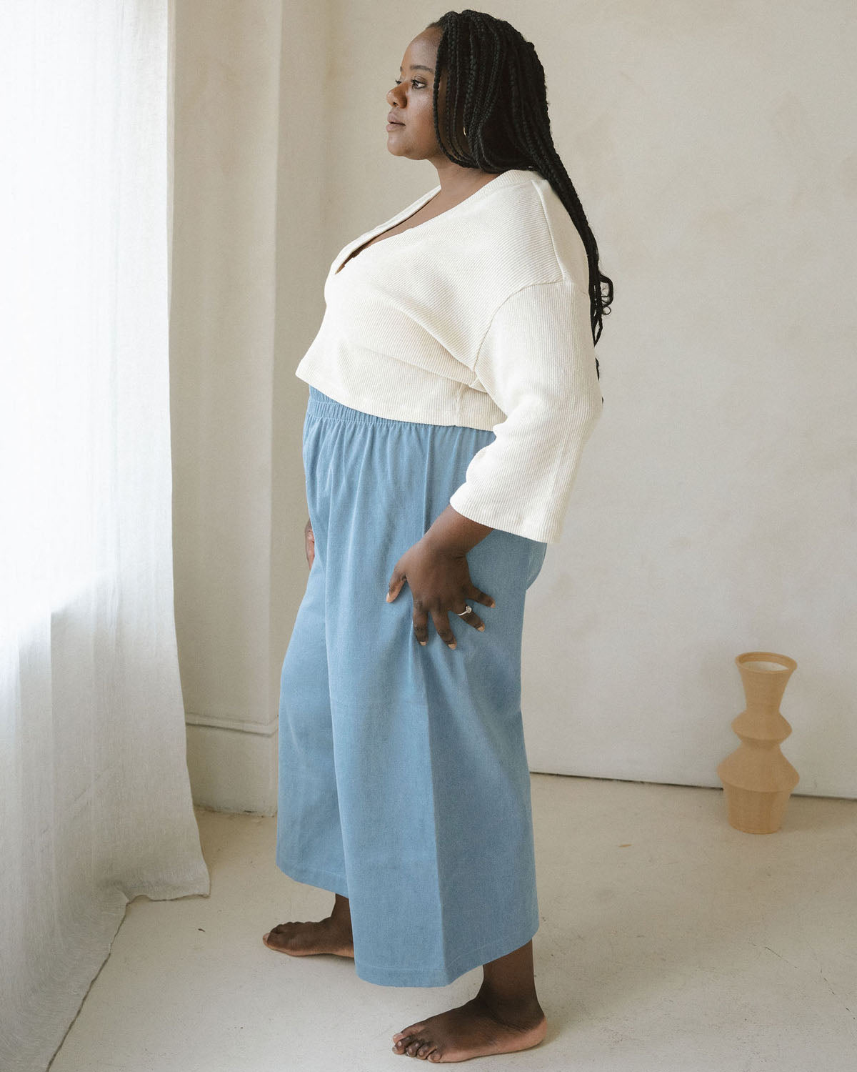 Aura Pants | Light Denim