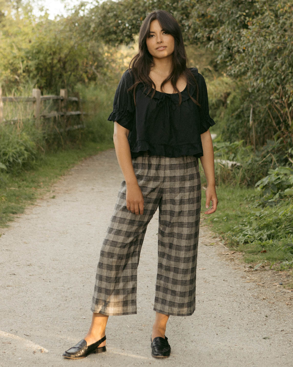 Aura Pants | Moody Plaid