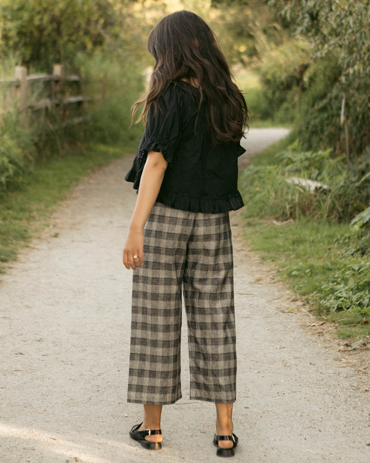 Aura Pants | Moody Plaid