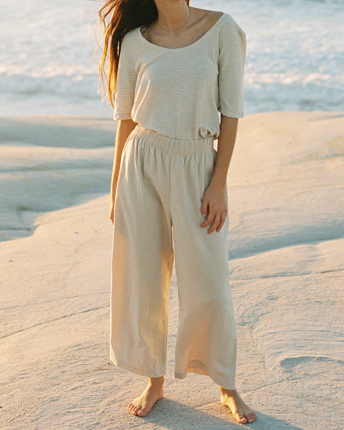 Aura Pants | Natural