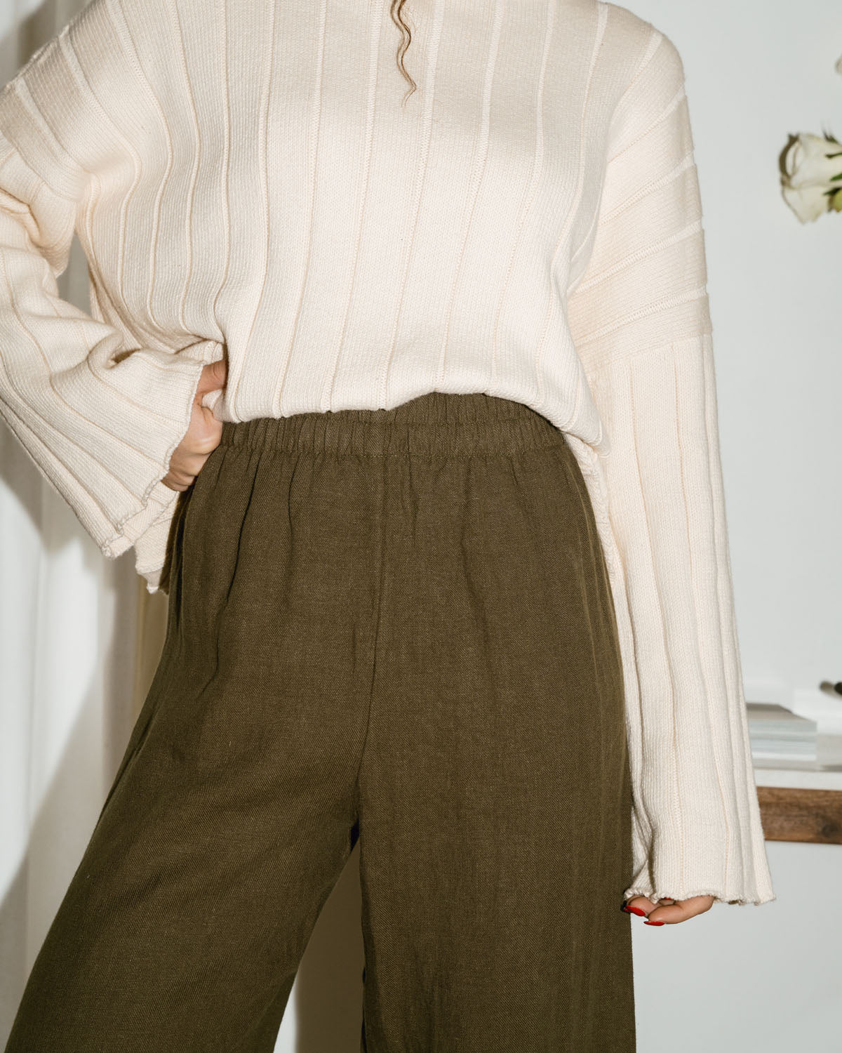 Aura Pants | Olive