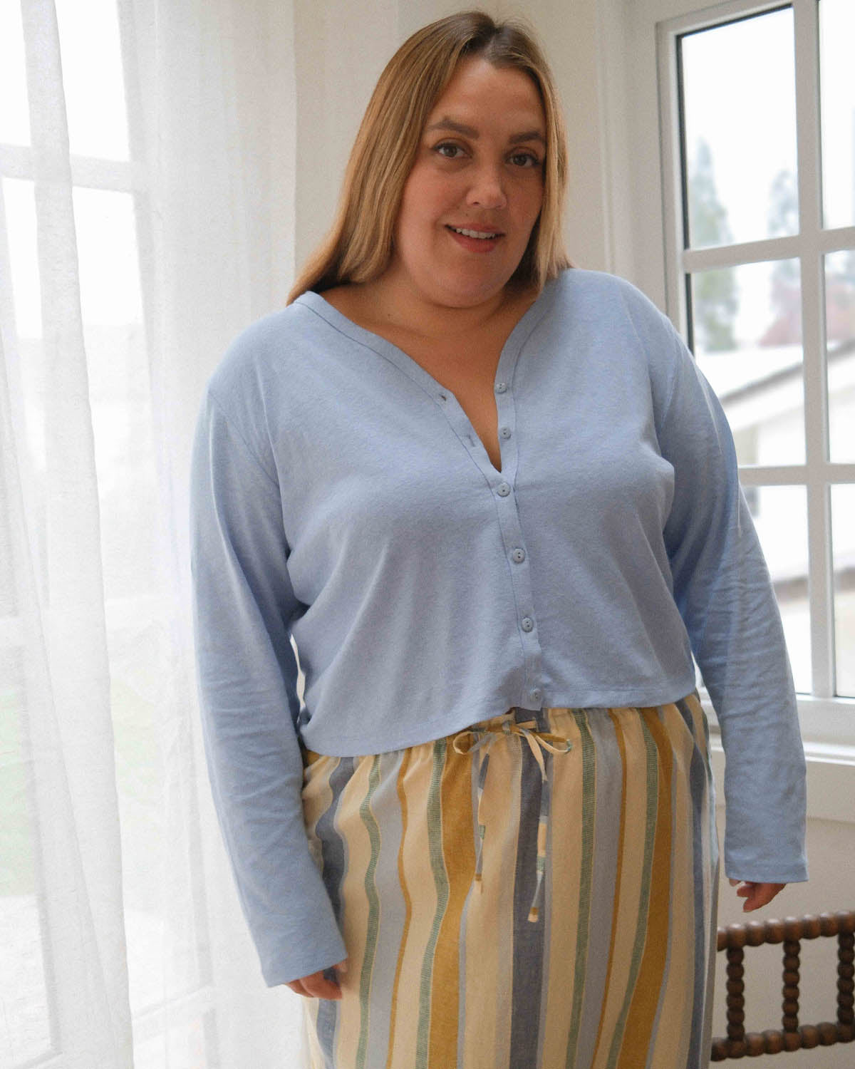 Casita Cardigan | Powder Blue