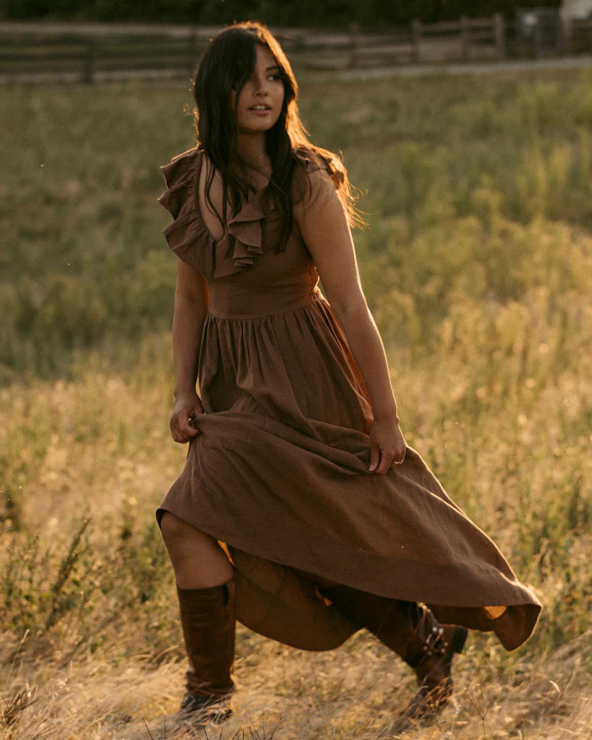 Céleste Dress | Chocolate