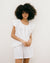 linen sleepwear top in white