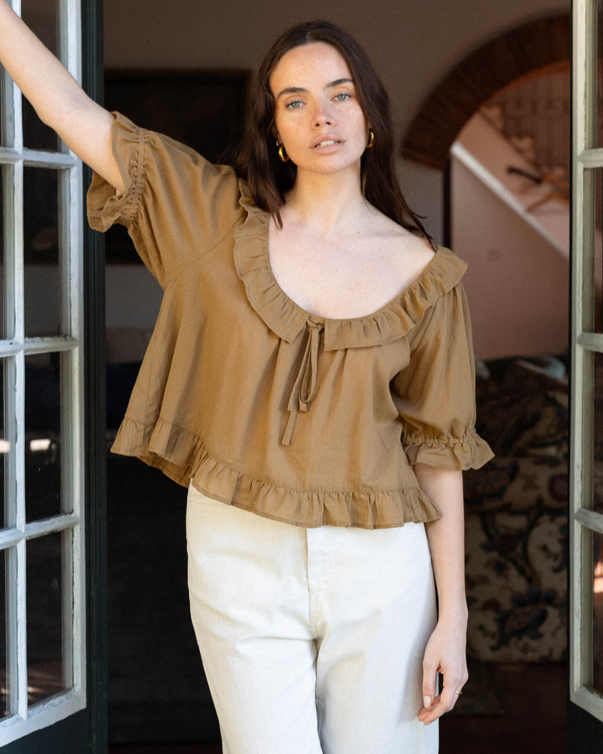 Doll Blouse | Chestnut