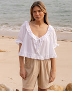 Doll Blouse | Crisp White