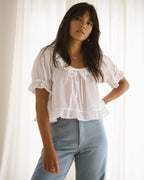 Doll Blouse | Crisp White