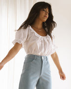 Doll Blouse | Crisp White