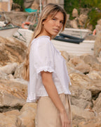 Doll Blouse | Crisp White