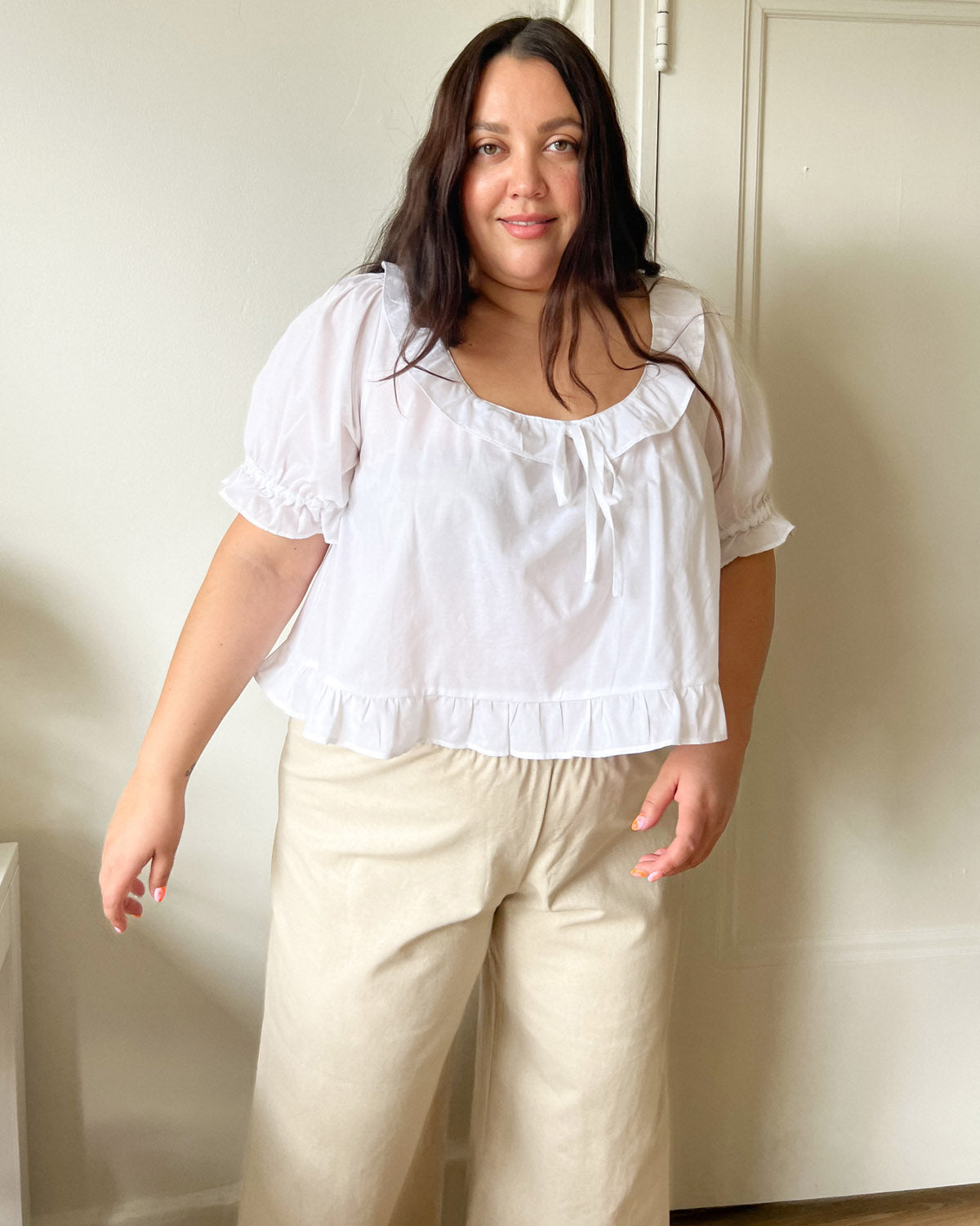 Doll Blouse | Crisp White