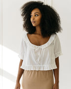 Doll Blouse | Crisp White