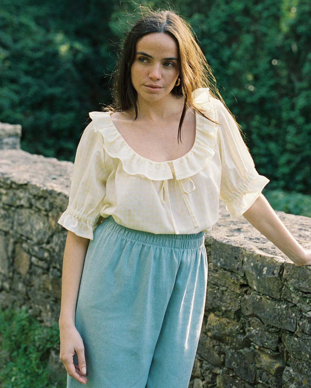 Doll Blouse | Lemon Check