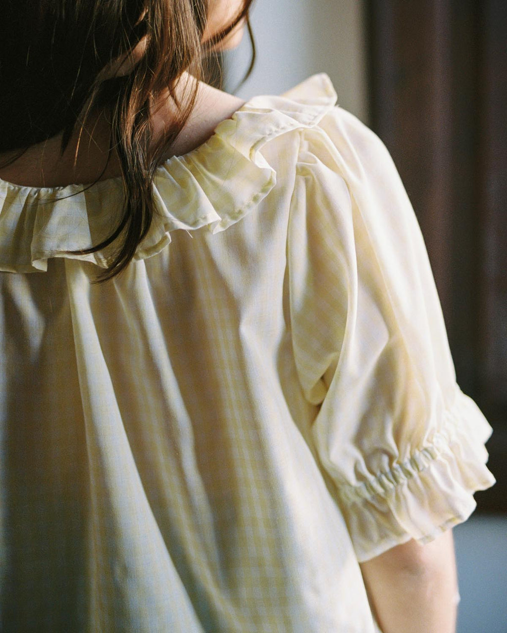 Doll Blouse | Lemon Check