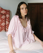 Doll Blouse | Sweet Pea Plaid