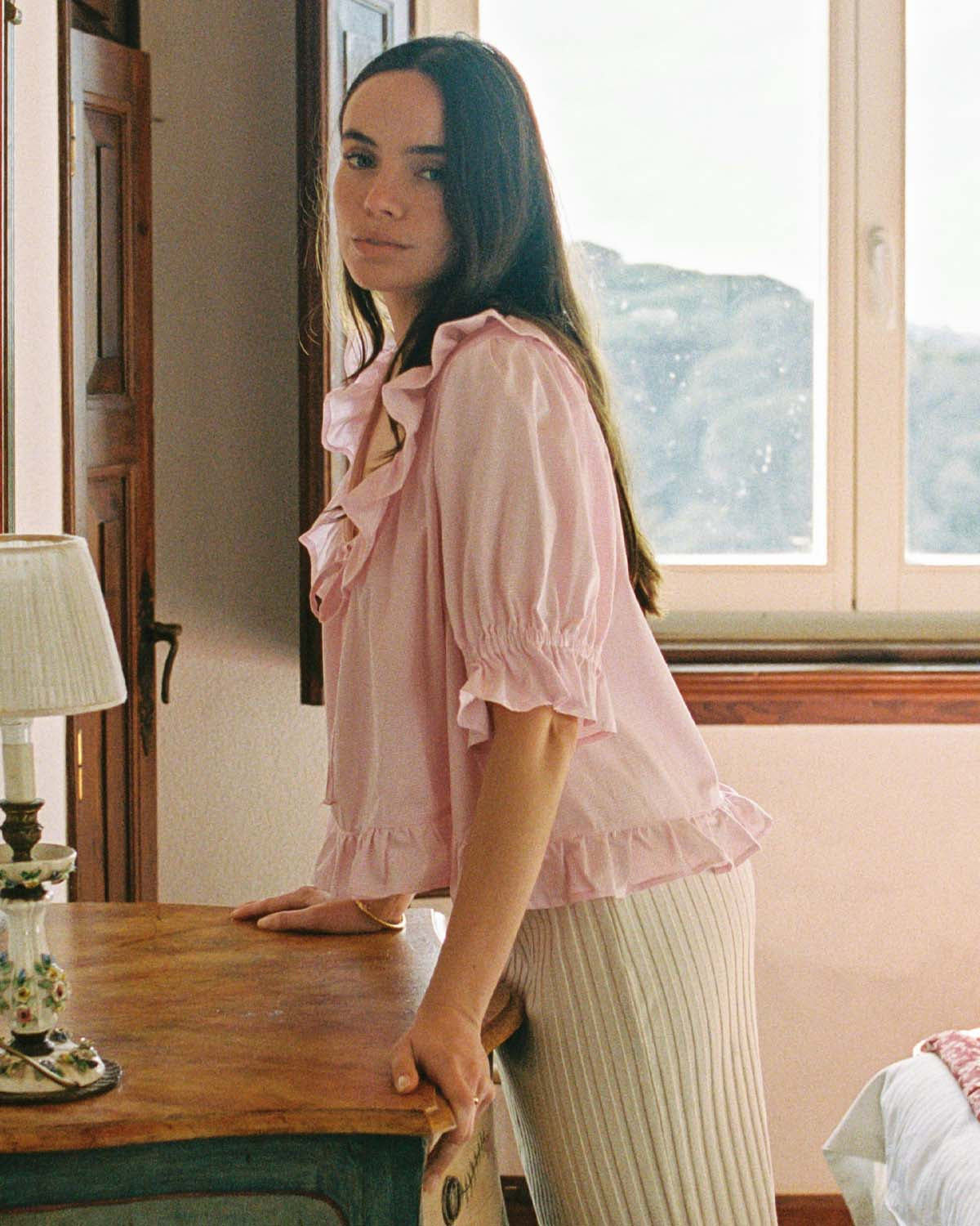 Doll Blouse | Sweet Pea Plaid