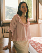 Doll Blouse | Sweet Pea Plaid