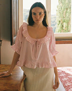 Doll Blouse | Sweet Pea Plaid