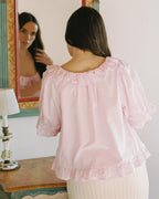 Doll Blouse | Sweet Pea Plaid