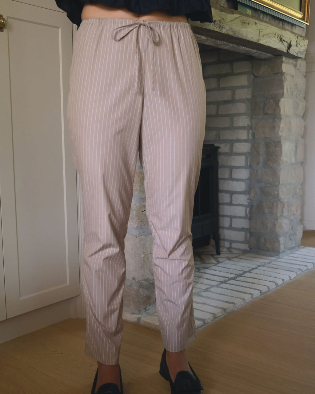 Easy Pants | Canvas Stripe