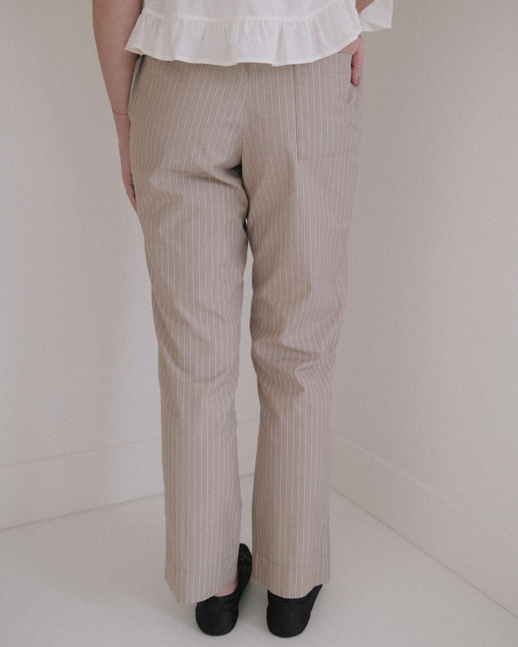 Easy Pants | Canvas Stripe