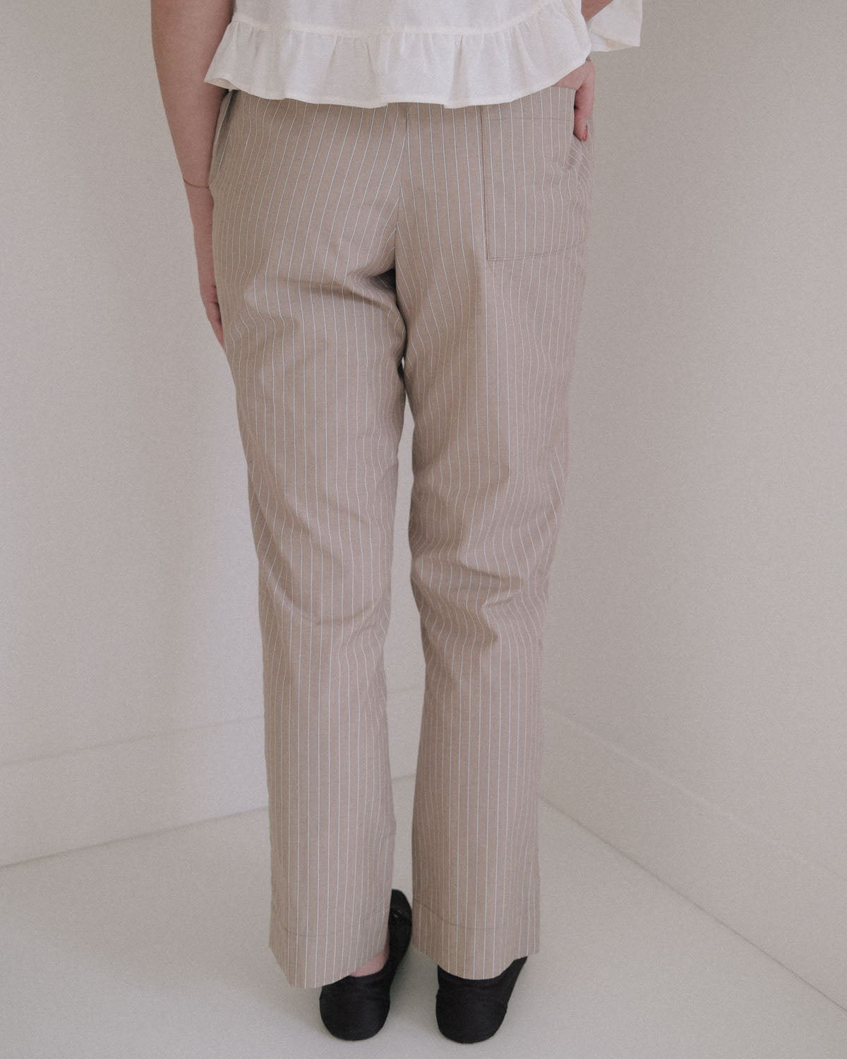 Easy Pants | Canvas Stripe