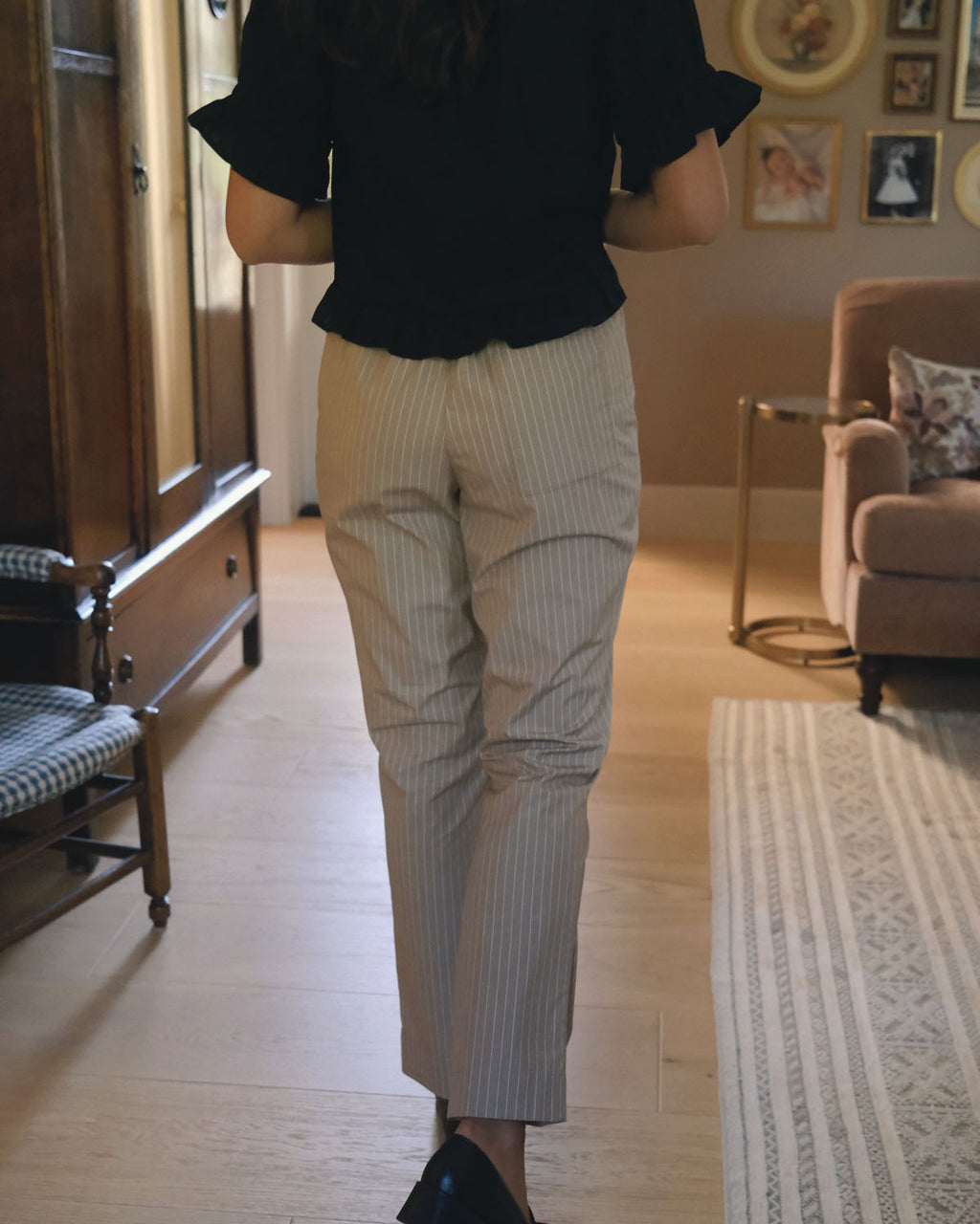 Easy Pants | Canvas Stripe