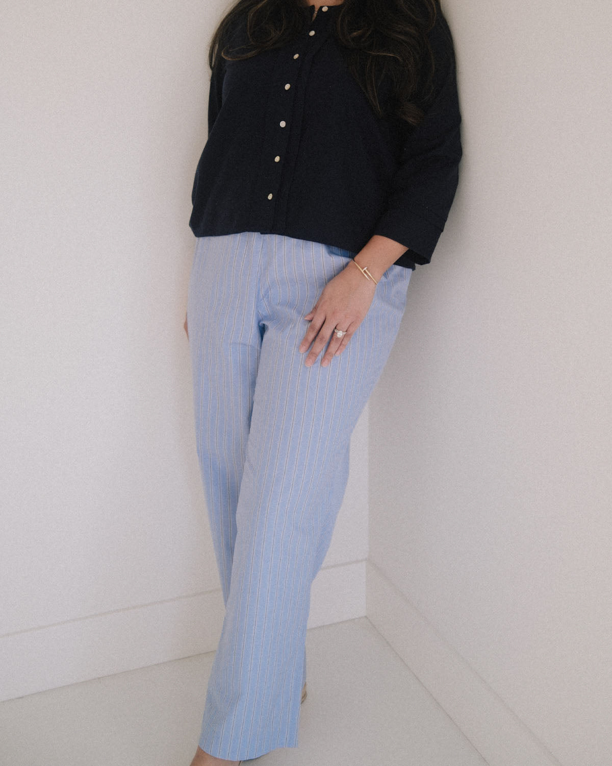 Sample | Easy Pants | "Not a PJ" Stripe | XL