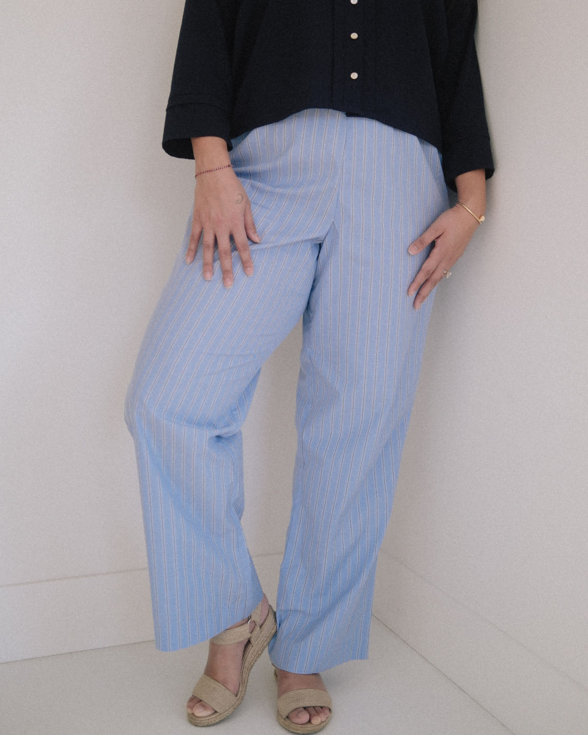 Sample | Easy Pants | "Not a PJ" Stripe | XL