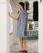 Estelle Dress | Navy Gingham