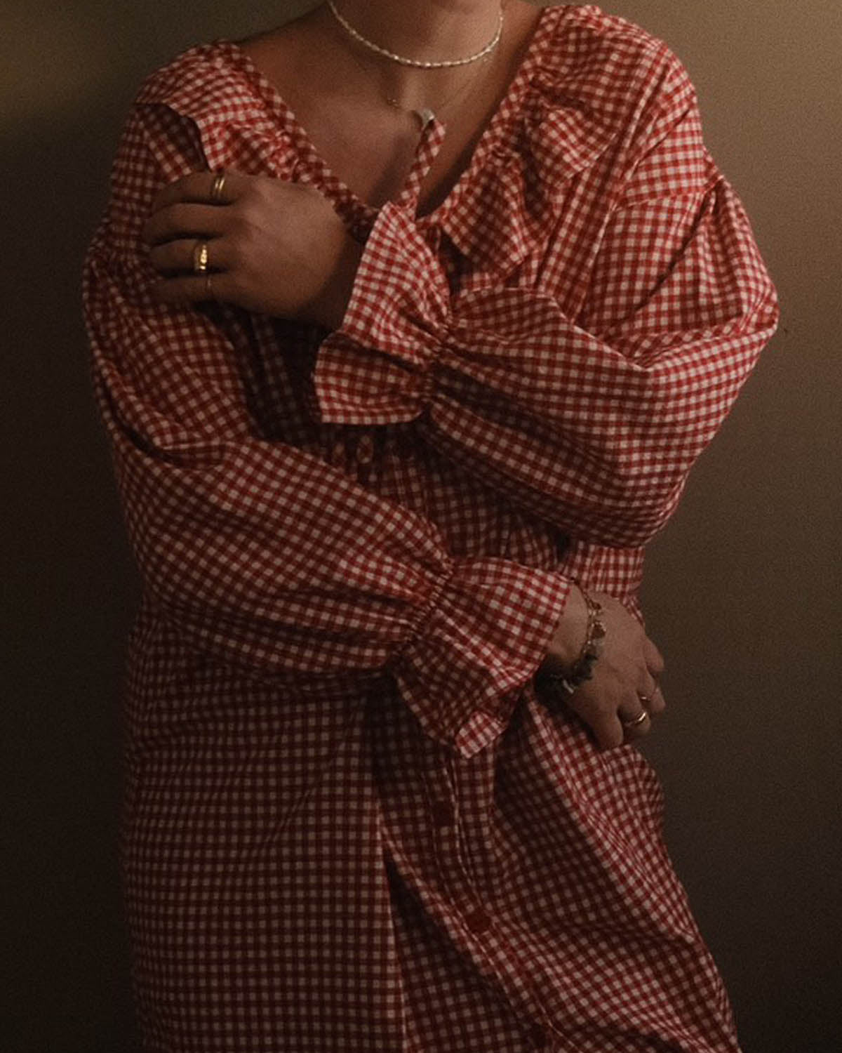 Étoile Nightgown | Red Gingham