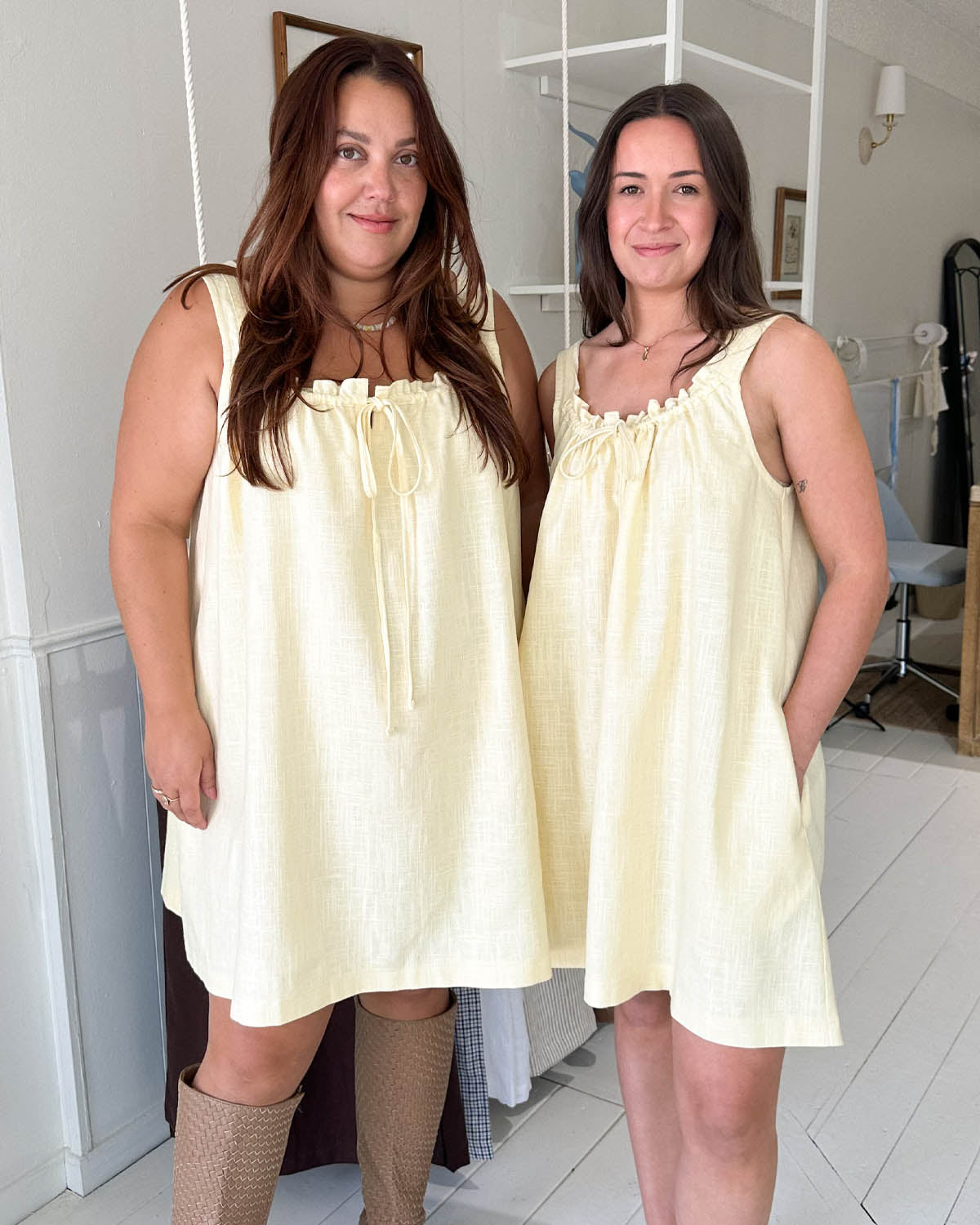 Last Chance | Gigi Dress | Butter Yellow | 2X/3X