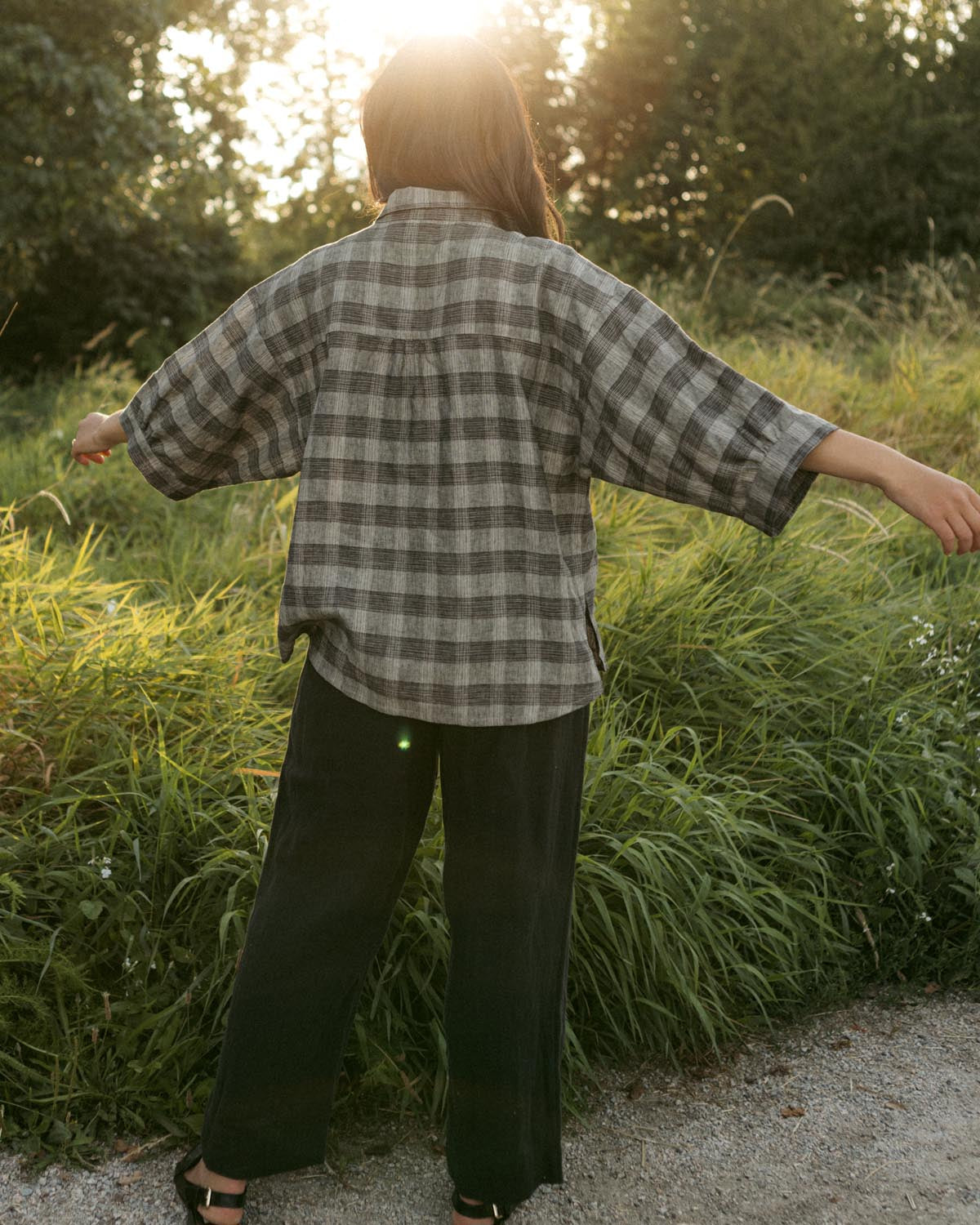 Haven Blouse | Moody Plaid
