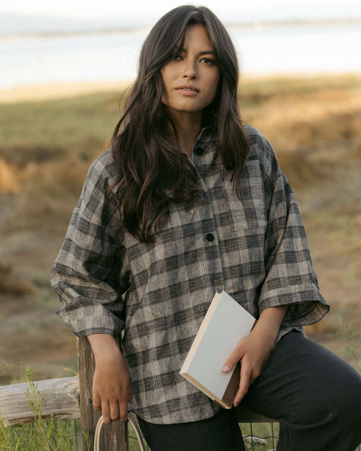 Haven Blouse | Moody Plaid