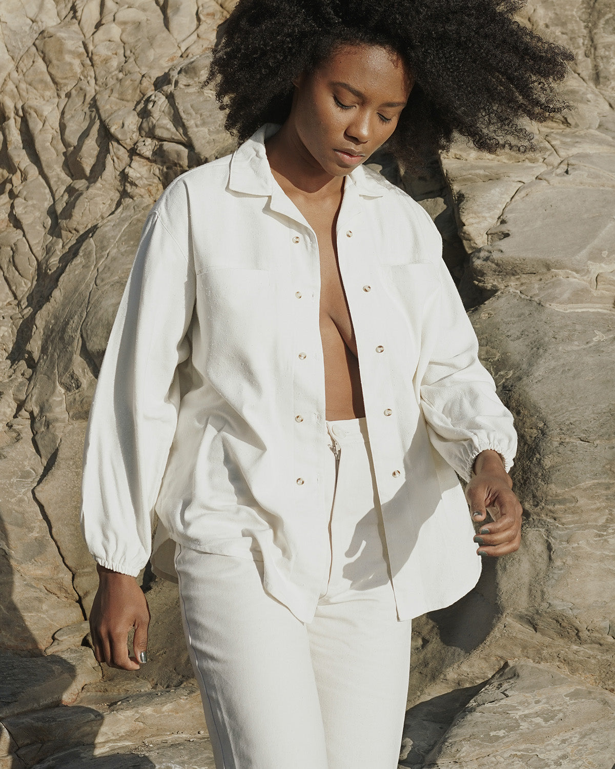 House Blouse | Ivory – harly jae