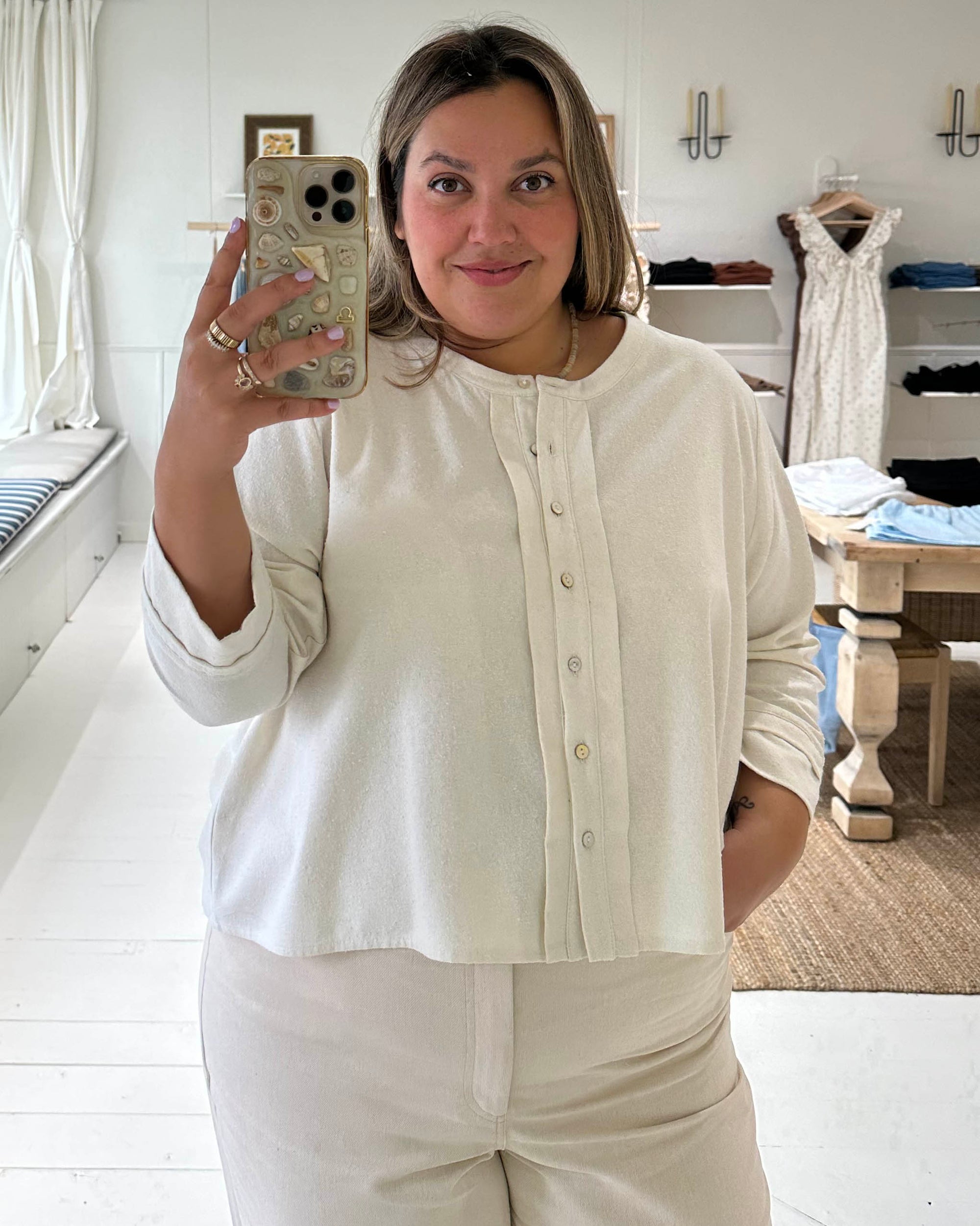 Lucia Blouse | Ivory