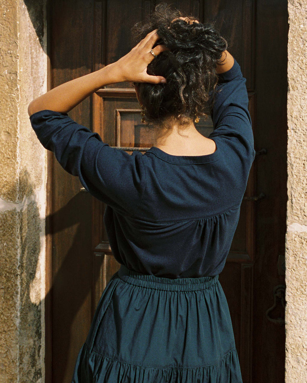 Lucia Blouse | Navy