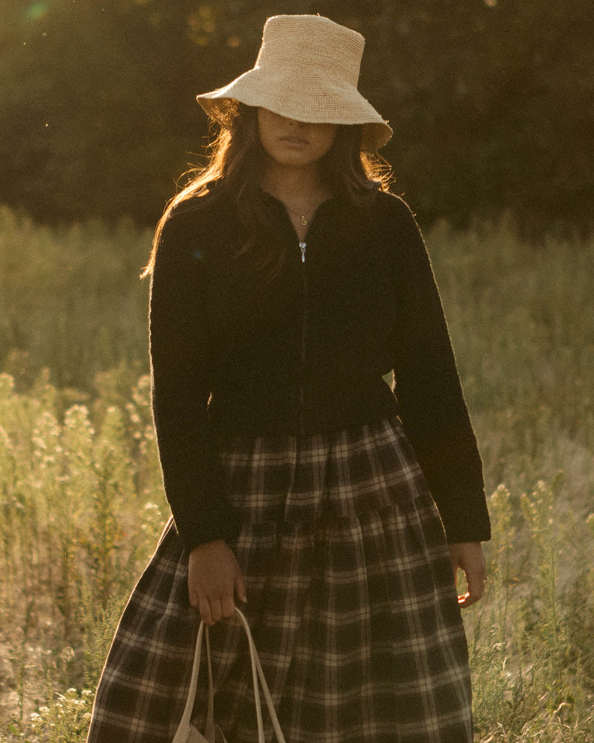 Meadow Zip Cardigan | Black