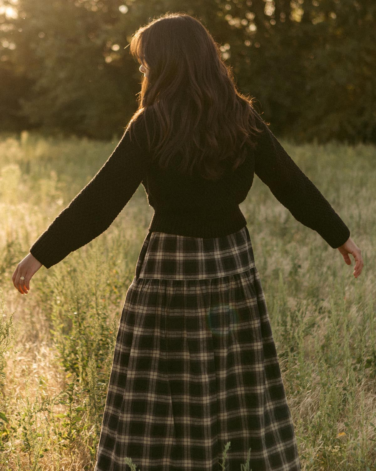 Meadow Zip Cardigan | Black