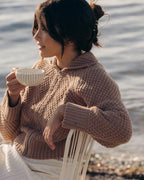 Meadow Zip Cardigan | Camel