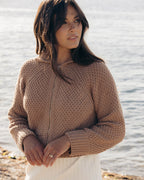 Meadow Zip Cardigan | Camel