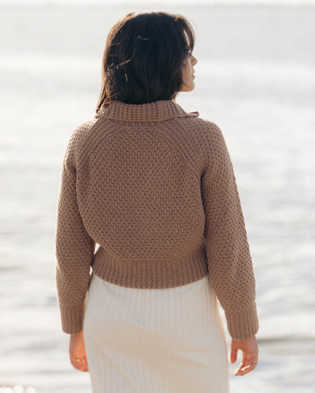 Meadow Zip Cardigan | Camel